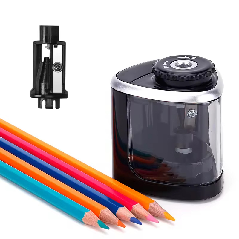 Electric Pencil Sharpener Usb - مبراة أقلام كهربائية تعمل بالبطارية، محمولة