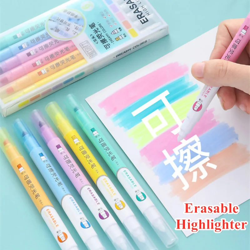 مجموعة أقلام تحديد قابلة للمسح - مراجعة Pastel Highlighter Set Double Ended وسعره