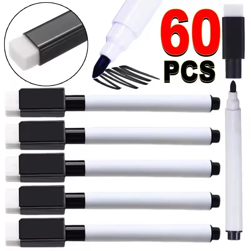 أقلام ماركر مغناطيسية سوداء لل - مراجعة School Supplies وسعره