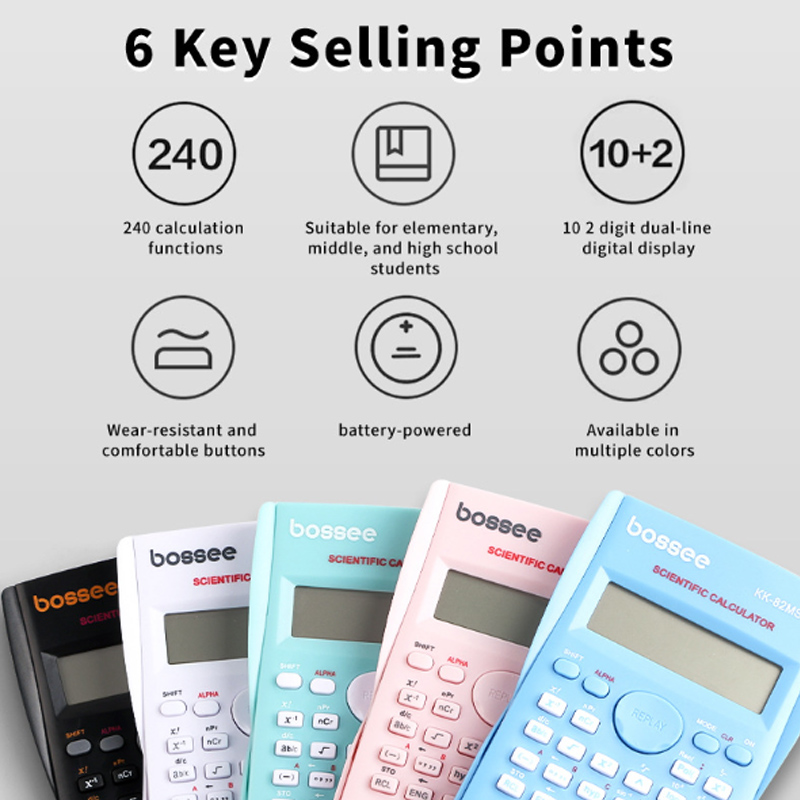 آلة حاسبة علمية بـ 240 وظيفة،  - مراجعة Scientific Calculator For Secondary School وسعره