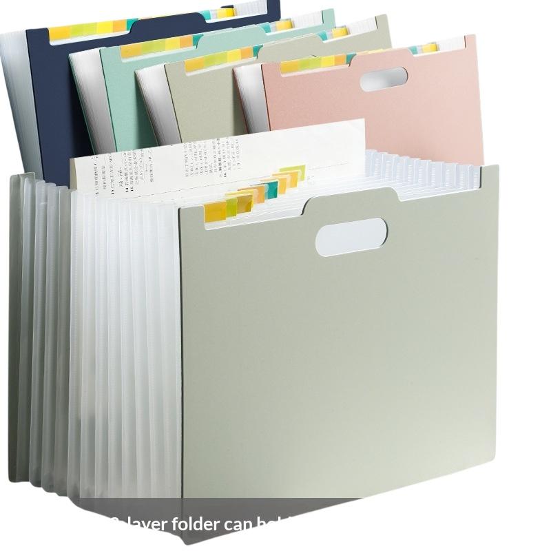 مجلد ملفات قابل للتوسيع بتصميم - مراجعة Expandable Accordion File Folder 13 Pockets وسعره