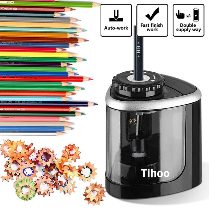 مبراة أقلام كهربائية أوتوماتيك - مراجعة Electric Pencil Sharpener Usb وسعره
