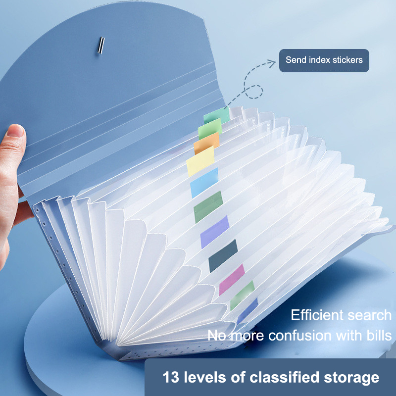13 مجلد ملفات قابل للتوسيع بـ  - مراجعة Expandable Accordion File Folder 13 Pockets وسعره