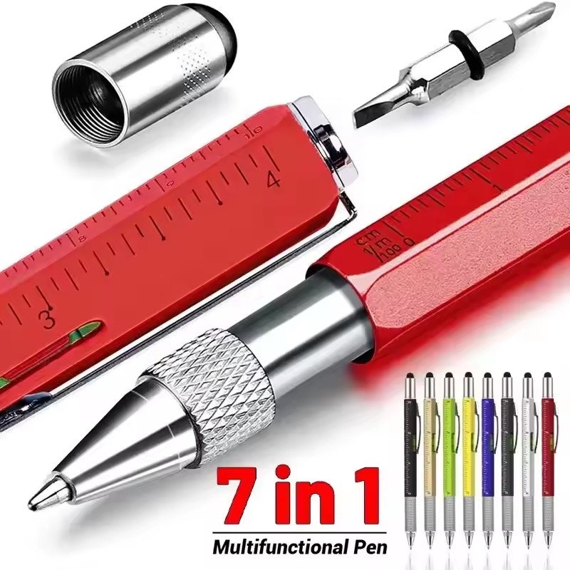 قلم متعدد الوظائف 7 في 1 مع قل - مراجعة Writing Tools وسعره