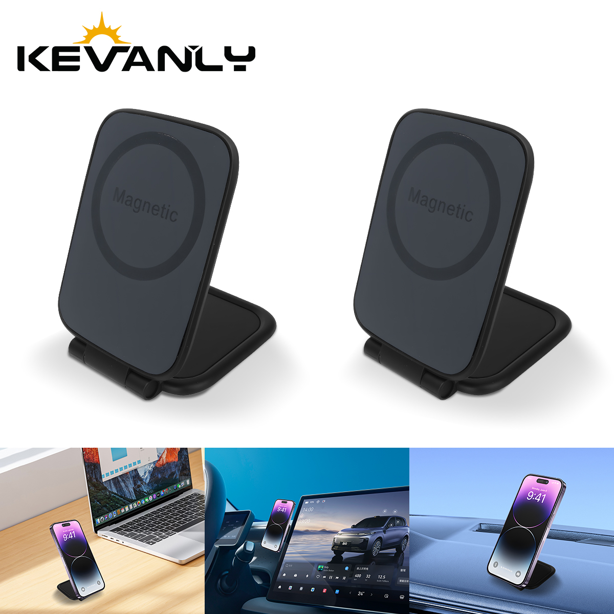 حامل هاتف محمول مغناطيسي رفيع  - مراجعة Desk Accessories وسعره
