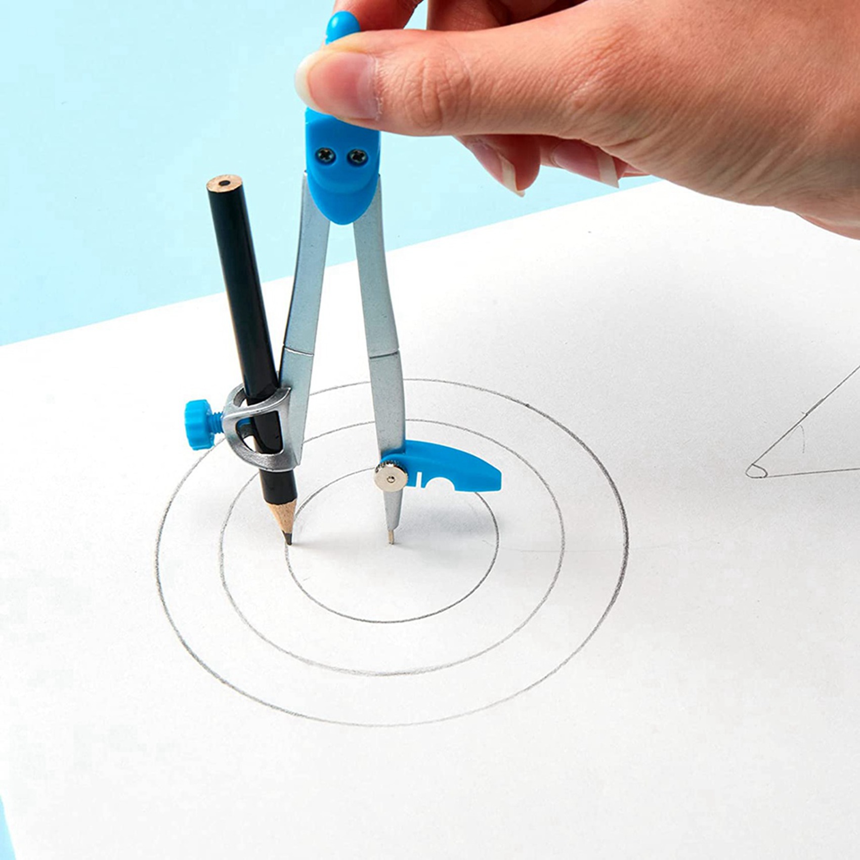 مجموعة أدوات رياضية فائقة الجو - مراجعة Math Geometry Set With Compass وسعره