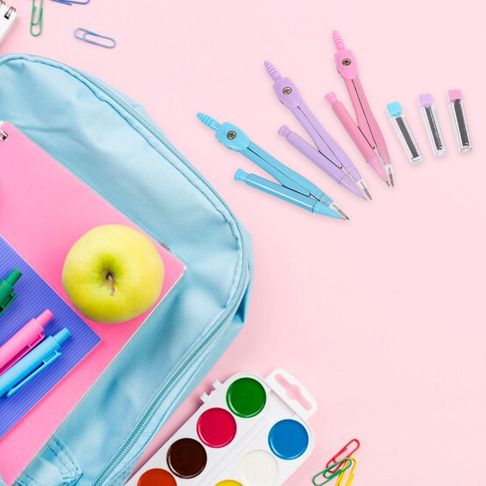 أداة رسم هندسية دقيقة من المعد - مراجعة Math Geometry Set With Compass وسعره
